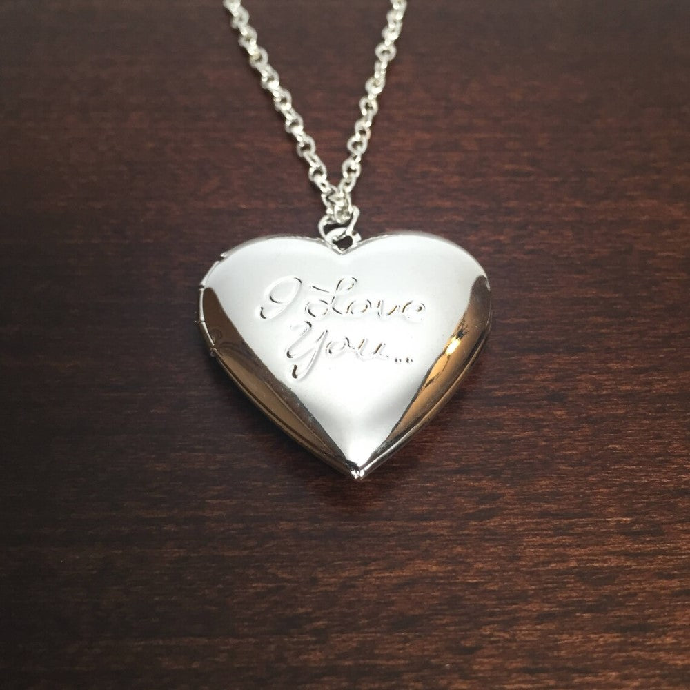 Herz Medaillon Halskette - Antike Medaillon