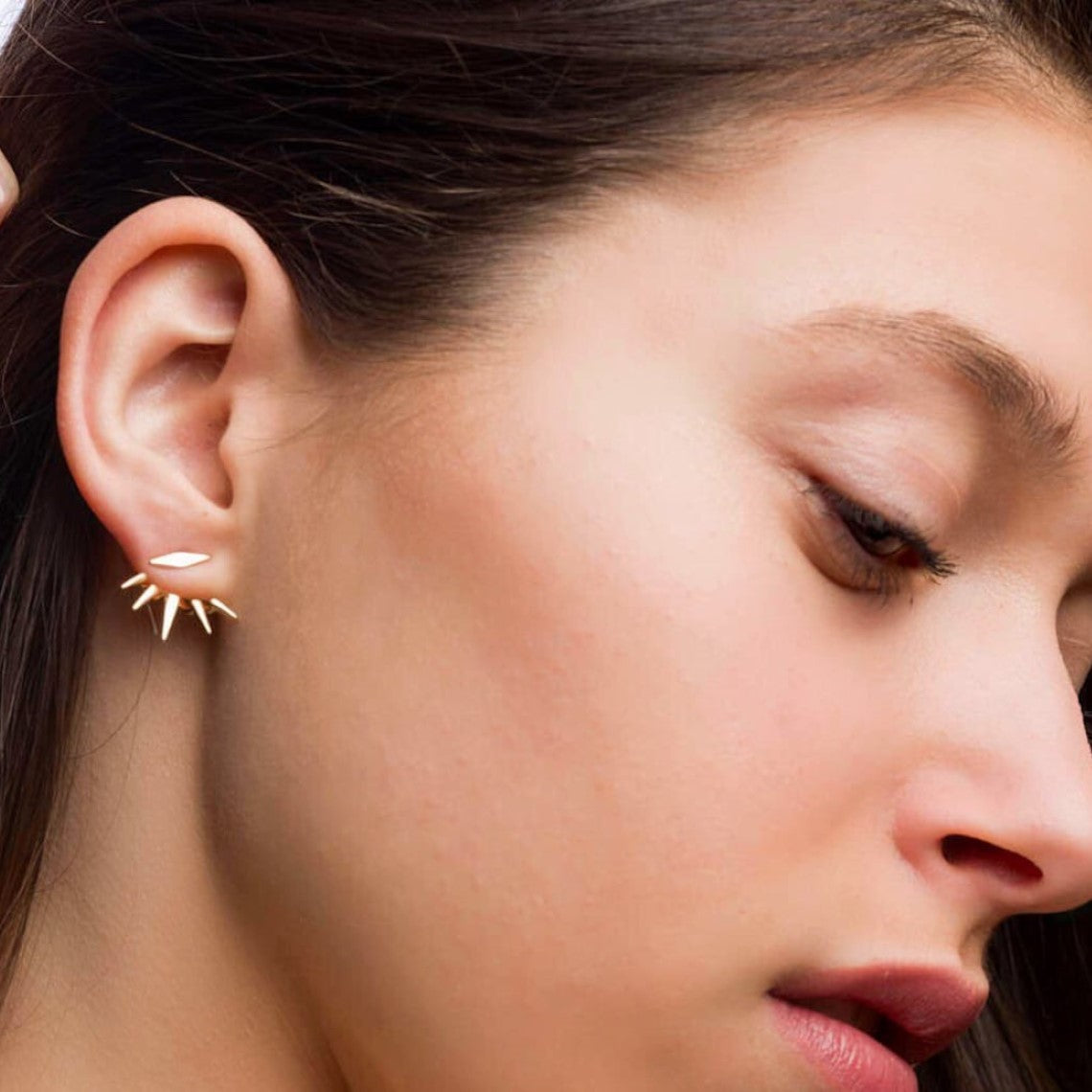 Spike-Ohrstecker - Minimalistische Ohrringe