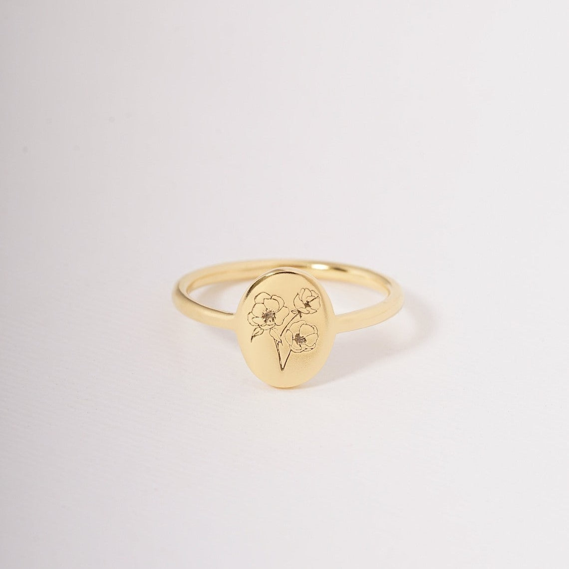 Geburt Blume Ring - Individueller zierlicher Ring