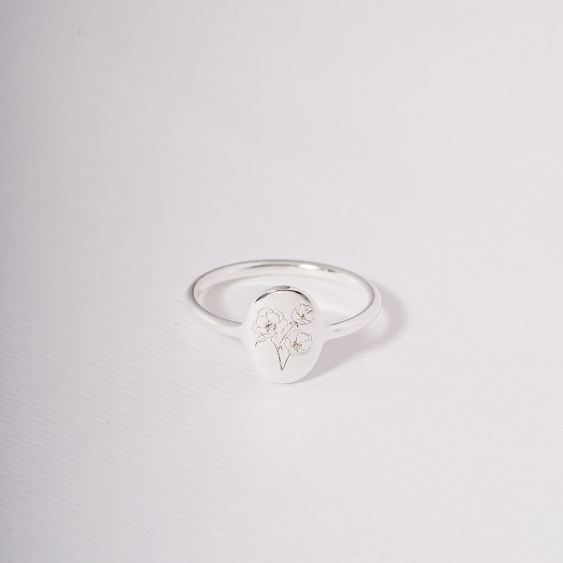Geburt Blume Ring - Individueller zierlicher Ring