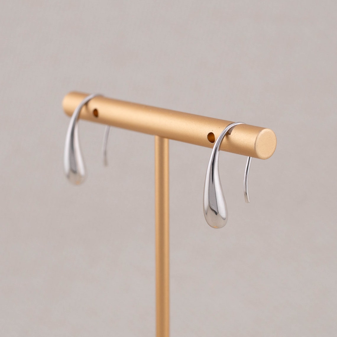 Wassertropfen - French Haken-Ohrringe