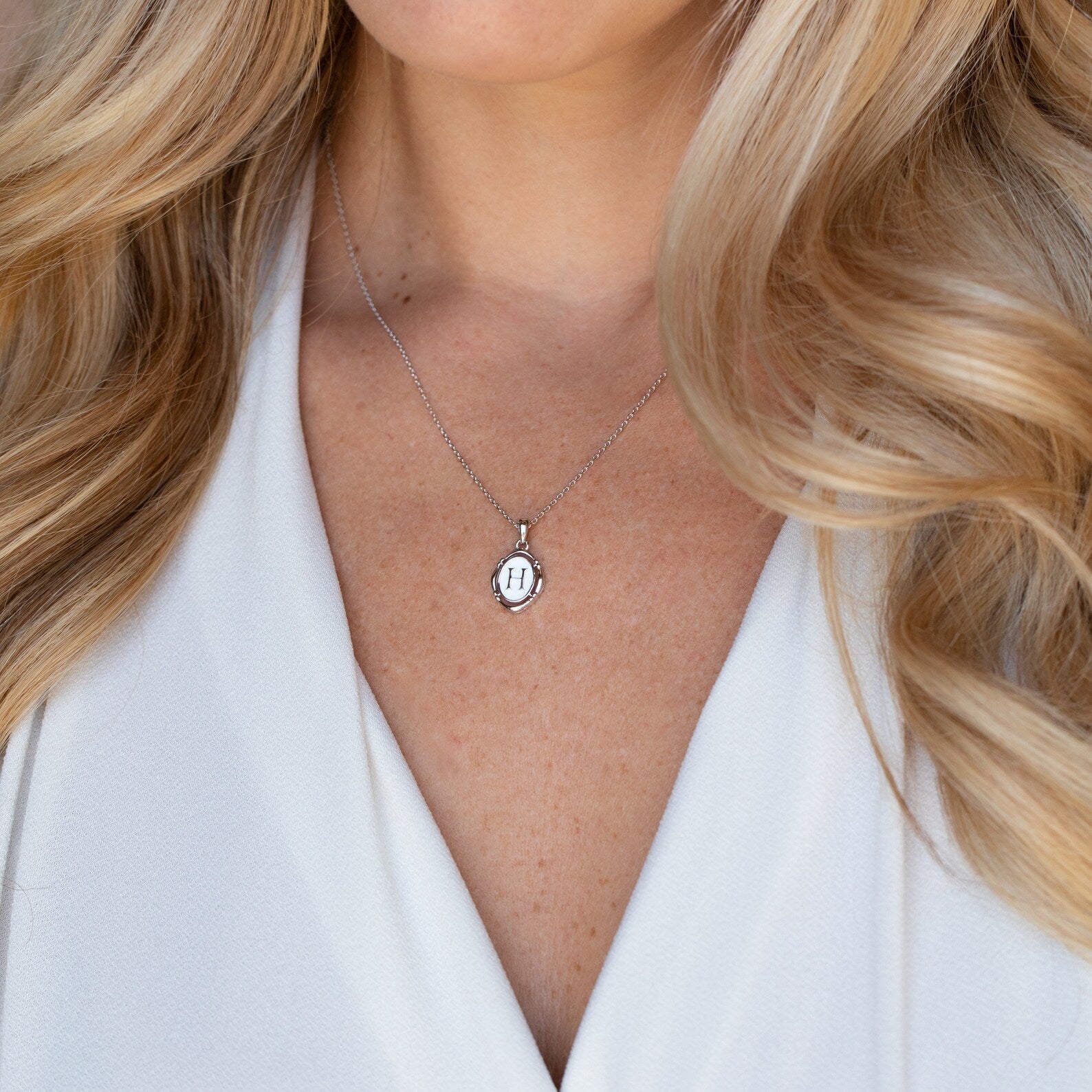 Camille – Kette Anhänger mit Personalisiertem Initial
