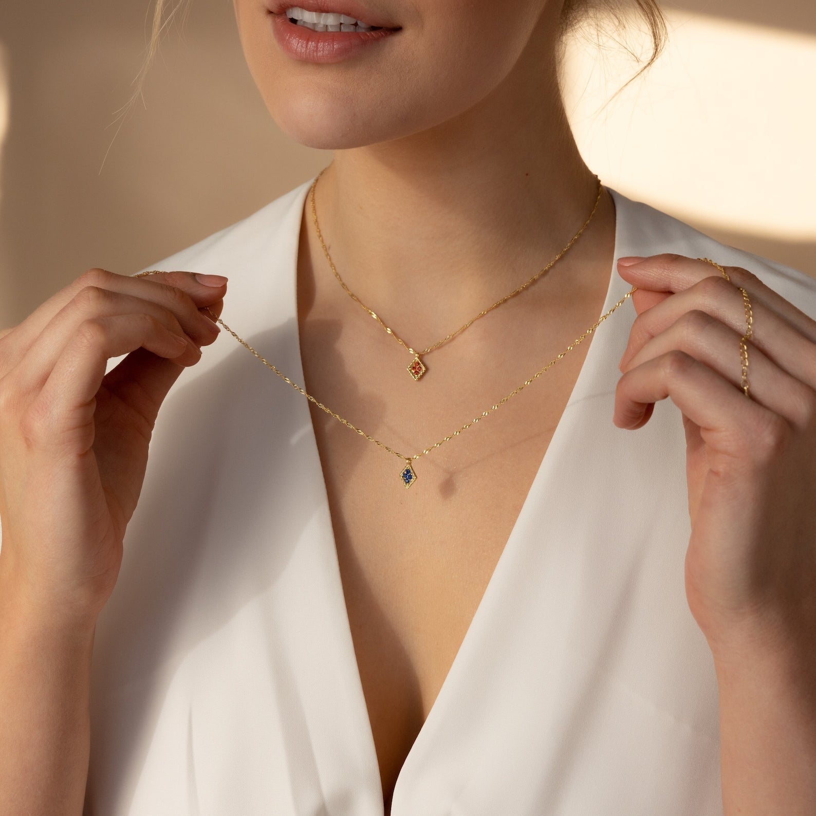 Aurelia – Halskette Diamant-Anhänger