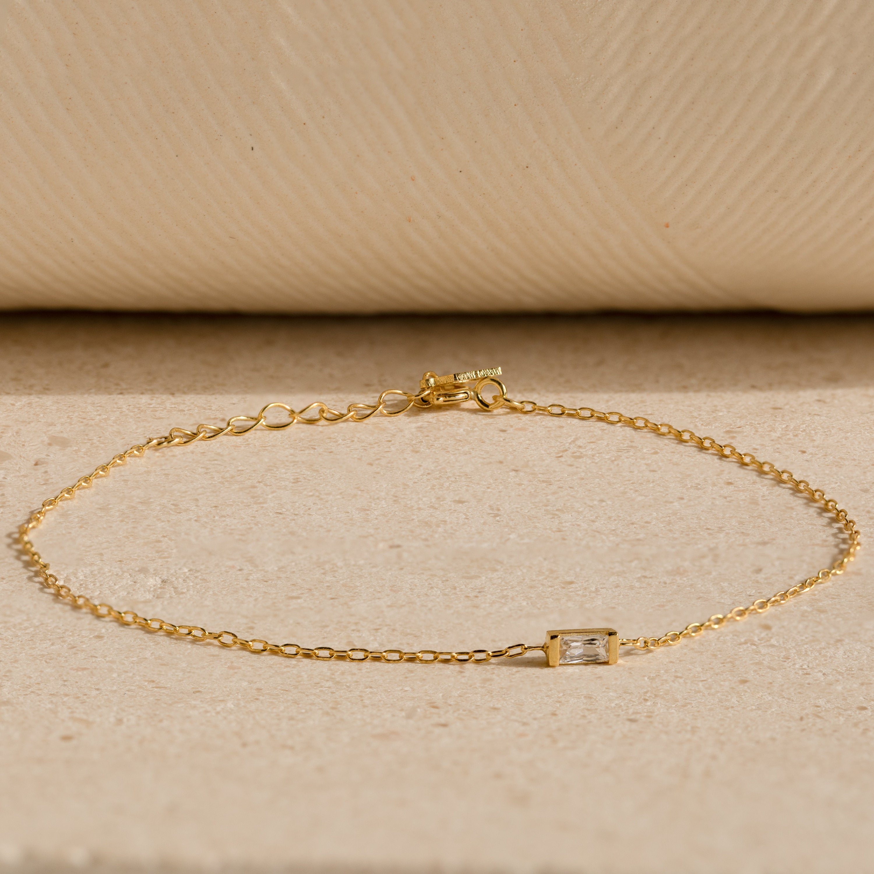 Sophie – Armband Baguette mit Geburtsstein