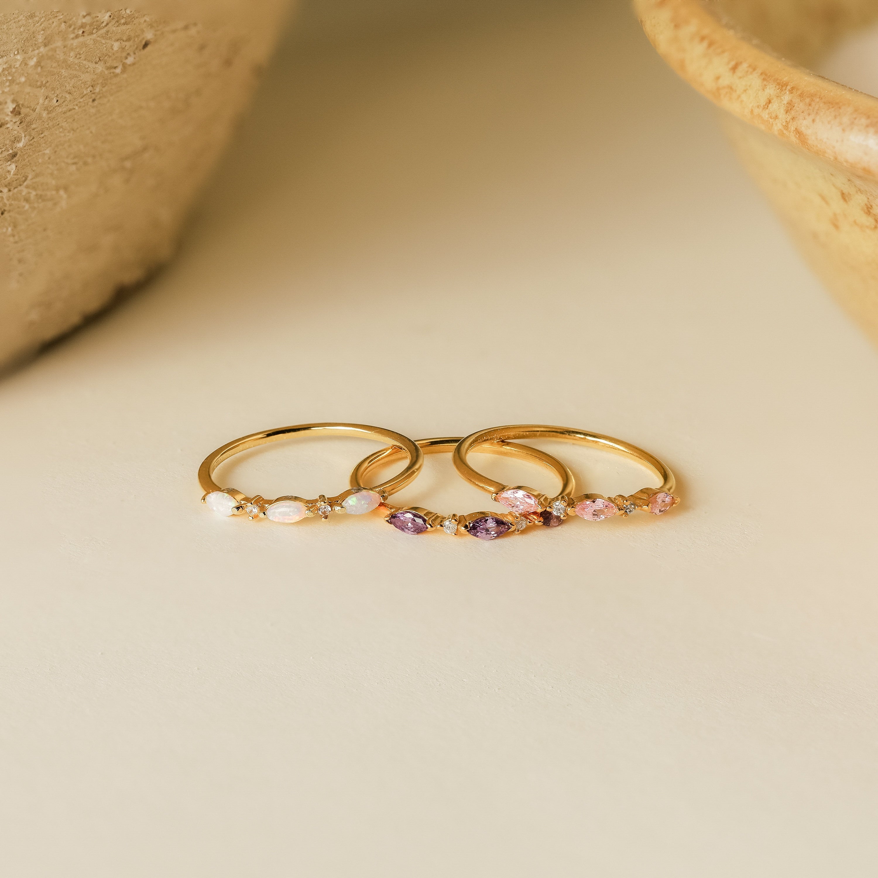 Quinn – Dreifach-Marquise-Ring