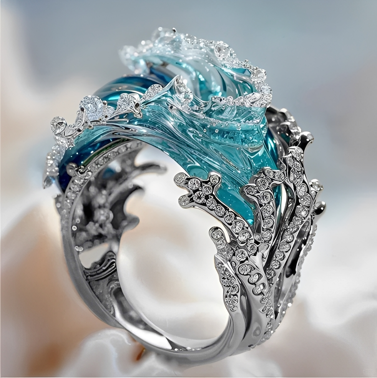 Ursula – Ring Marine Raffiniert