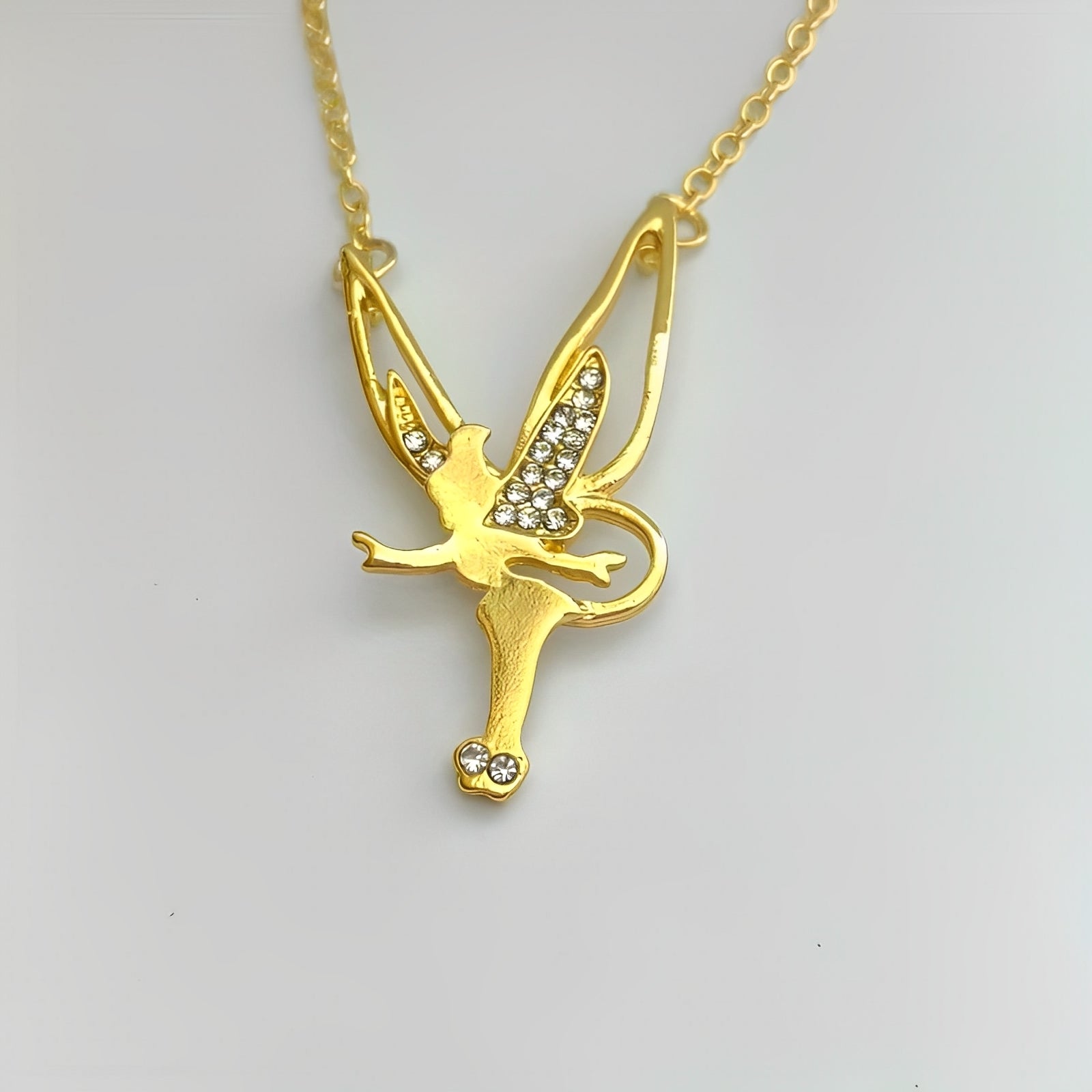 Charlie – Anhänger Magische Fee aus Sterlingsilber und Gold