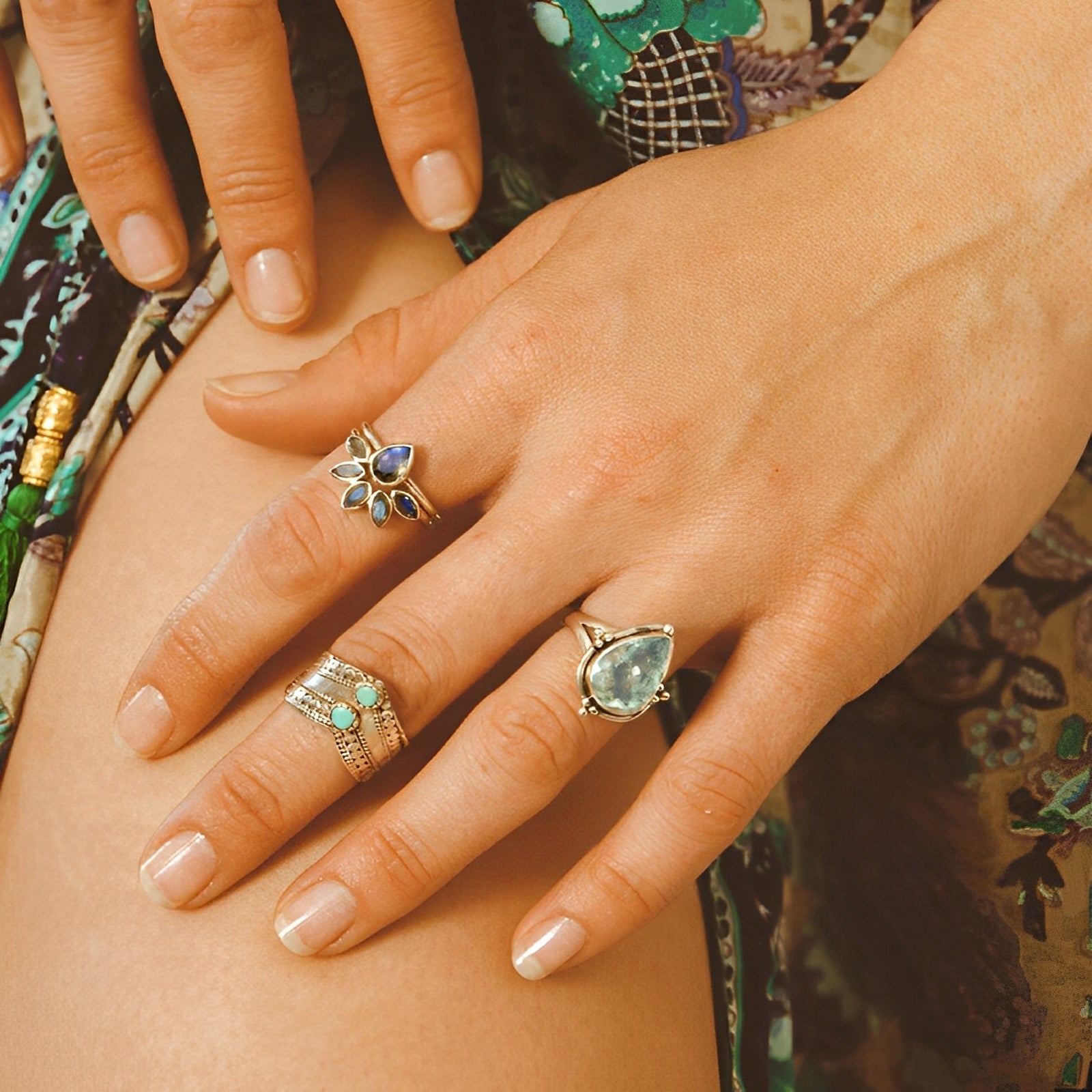 Vera – Vintage-Ring mit heller Zirkonia