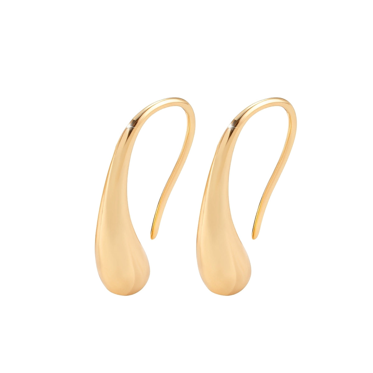 Maelys – Vintage Goldene Tropfen Ohrringe
