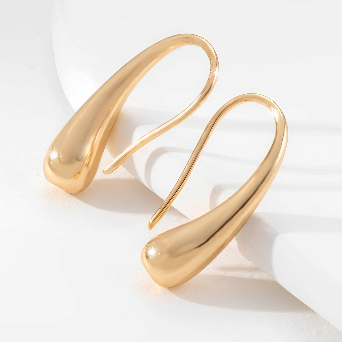 Maelys – Vintage Goldene Tropfen Ohrringe