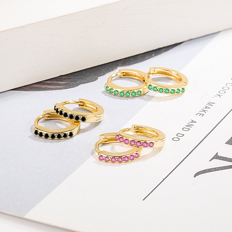 Selena – Hängende Ohrringe Goldene Meeresinspiration