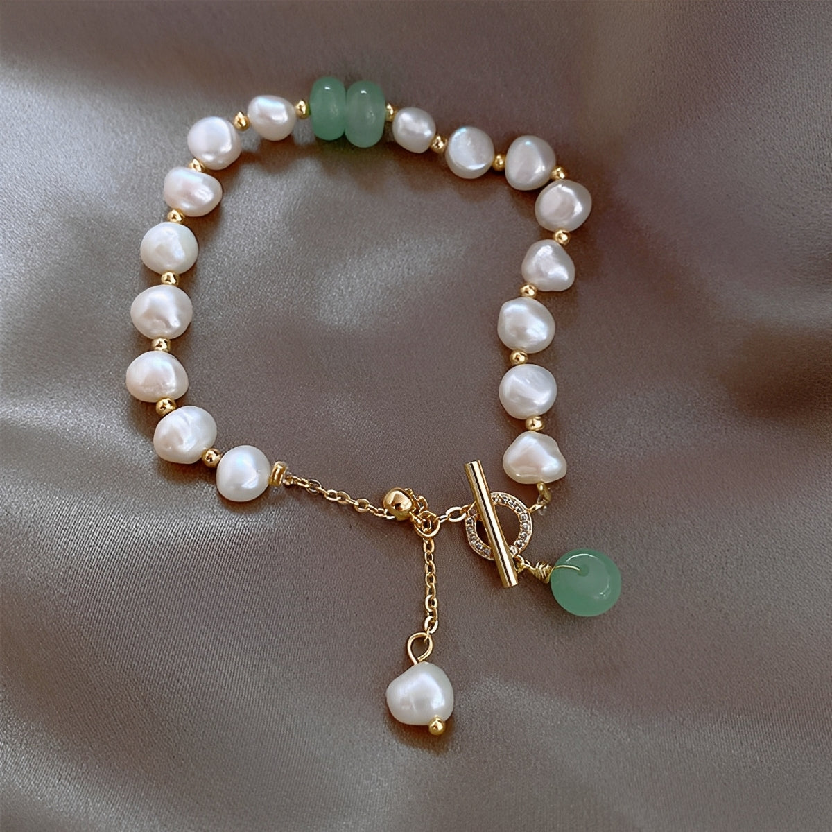 Nerea – Armband der Abenteuer mit Perlen des Meeres