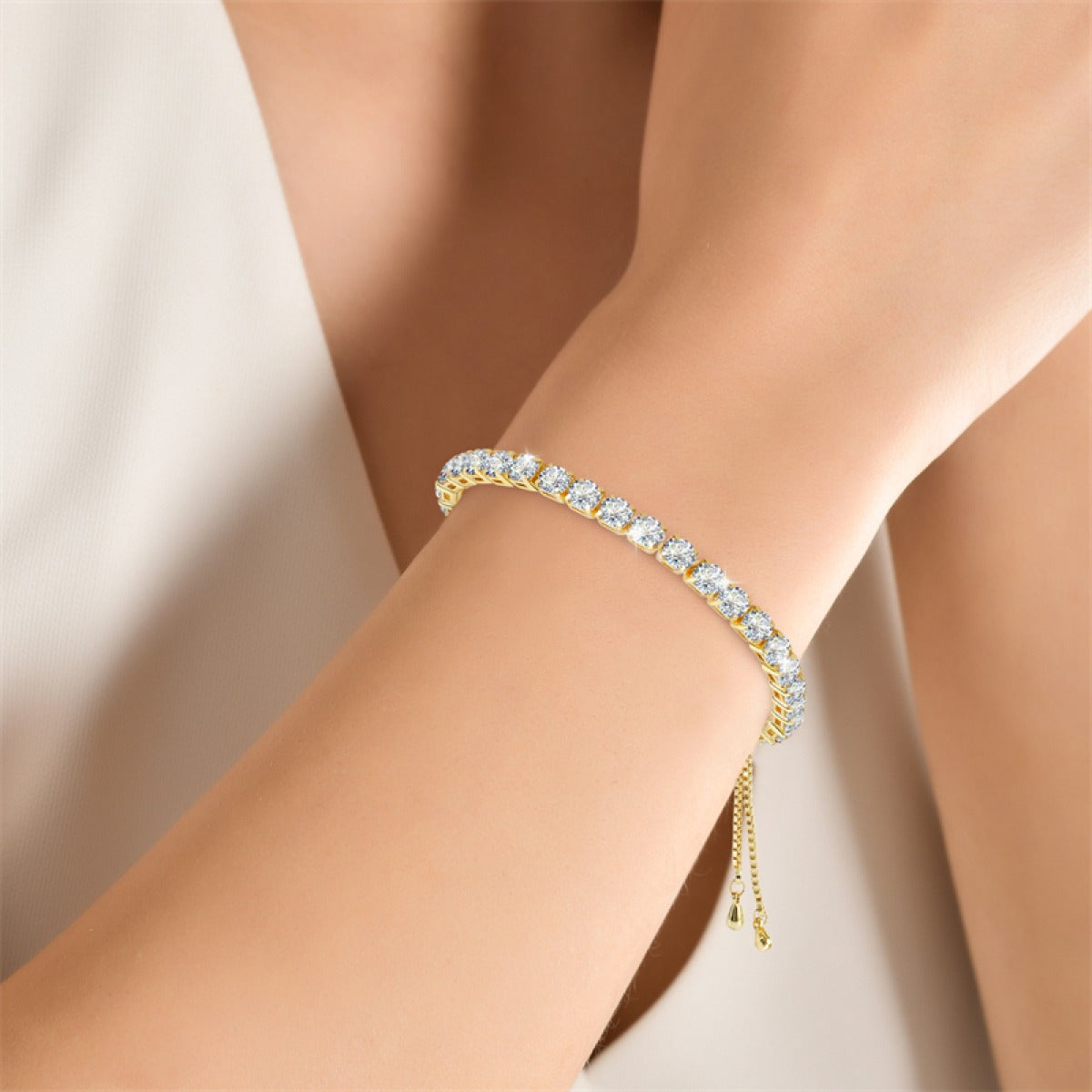 Nami – Funkelndes Tennisarmband in Opal