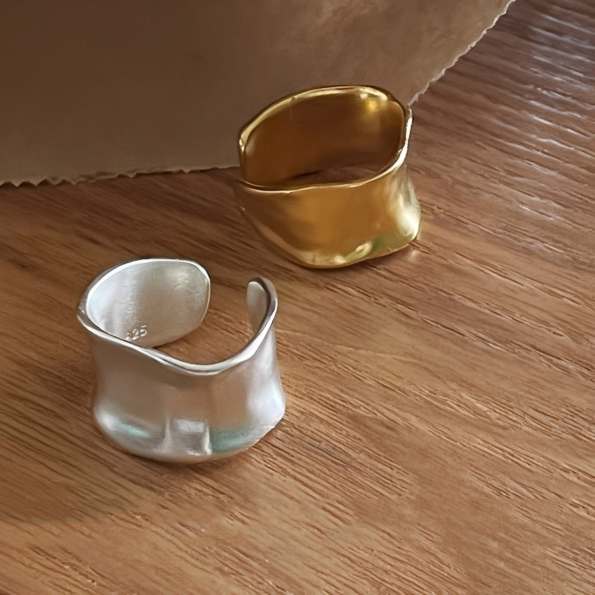 Juliette – Bohème-Ring in Gold und Silber