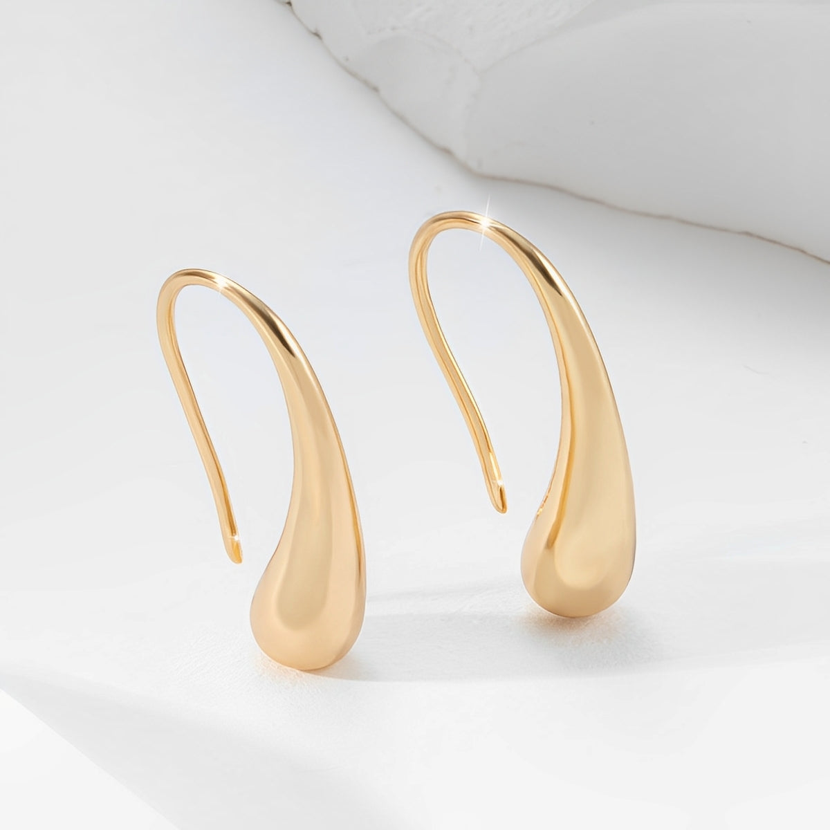Maelys – Vintage Goldene Tropfen Ohrringe