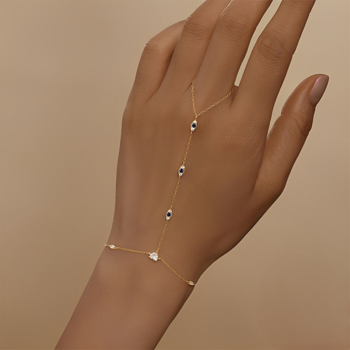 Milley – Doppelketten-Armband aus 925er Silber