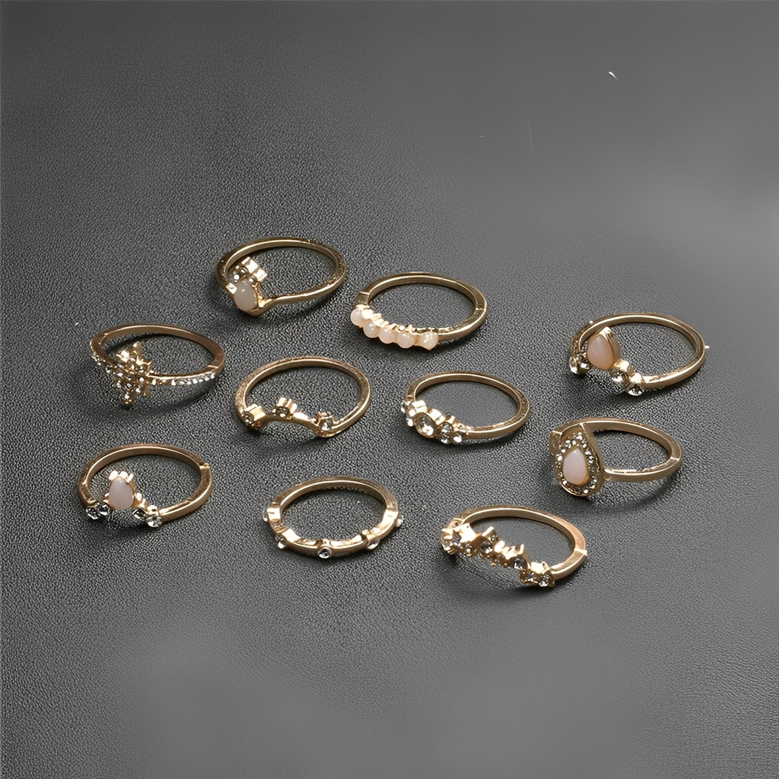 Luna – Premium-Paket von 8 bis 12 Einzigartige Ringe