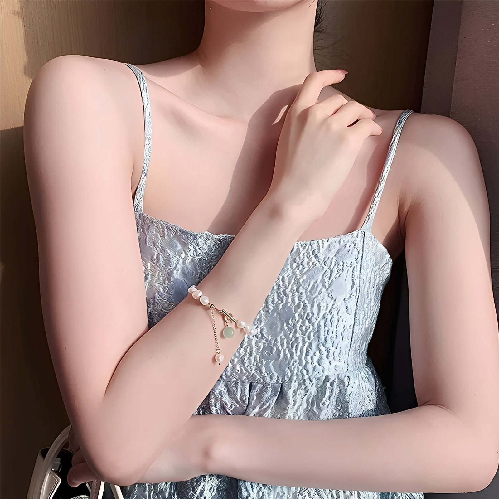Nerea – Armband der Abenteuer mit Perlen des Meeres