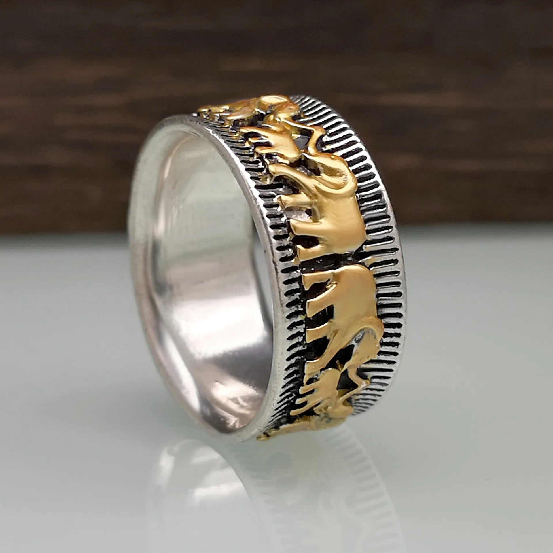 Eli – Bague Elefant Golden Vintage