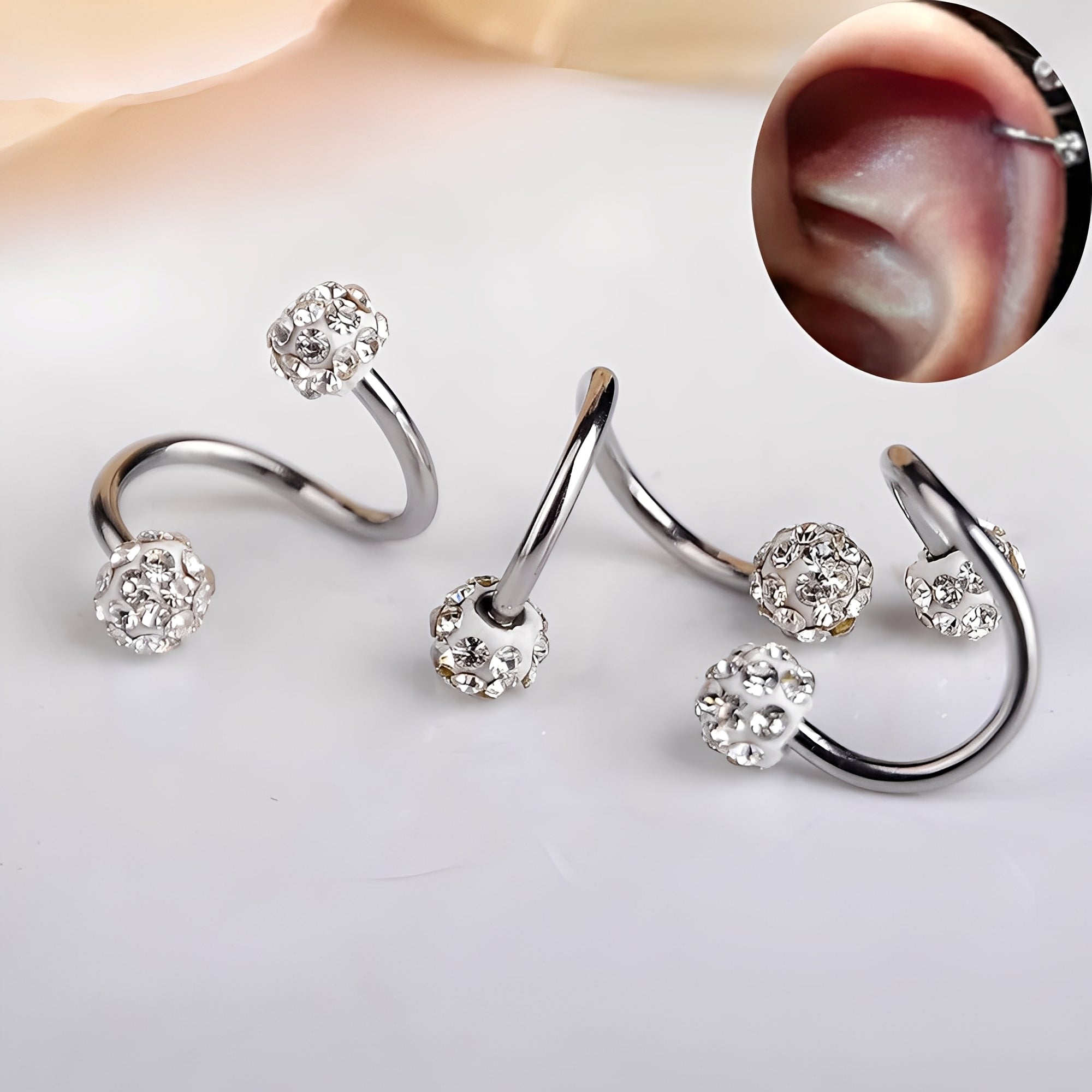 Kristine – Creolen Spirale de Luxe