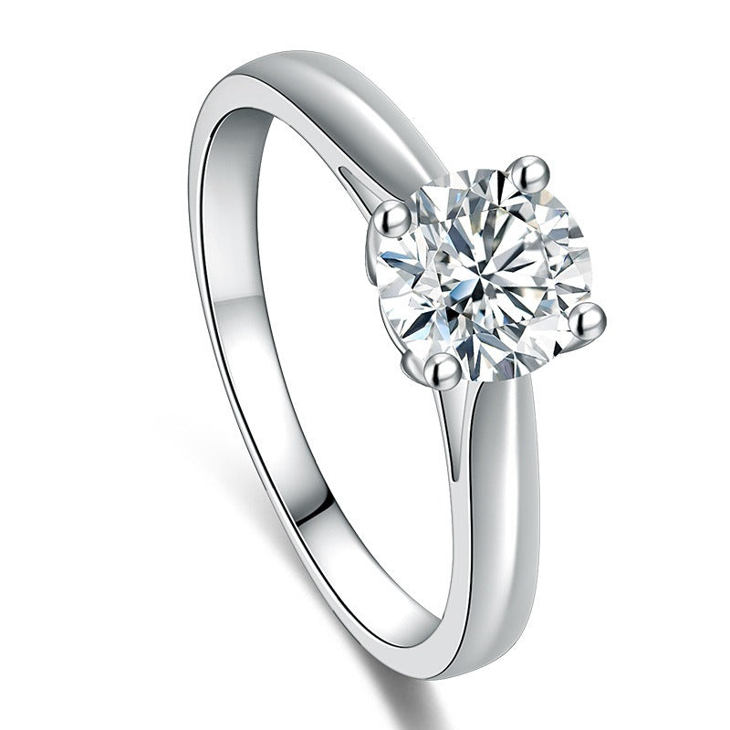 Ashley – Eleganter Simulierter Diamantring