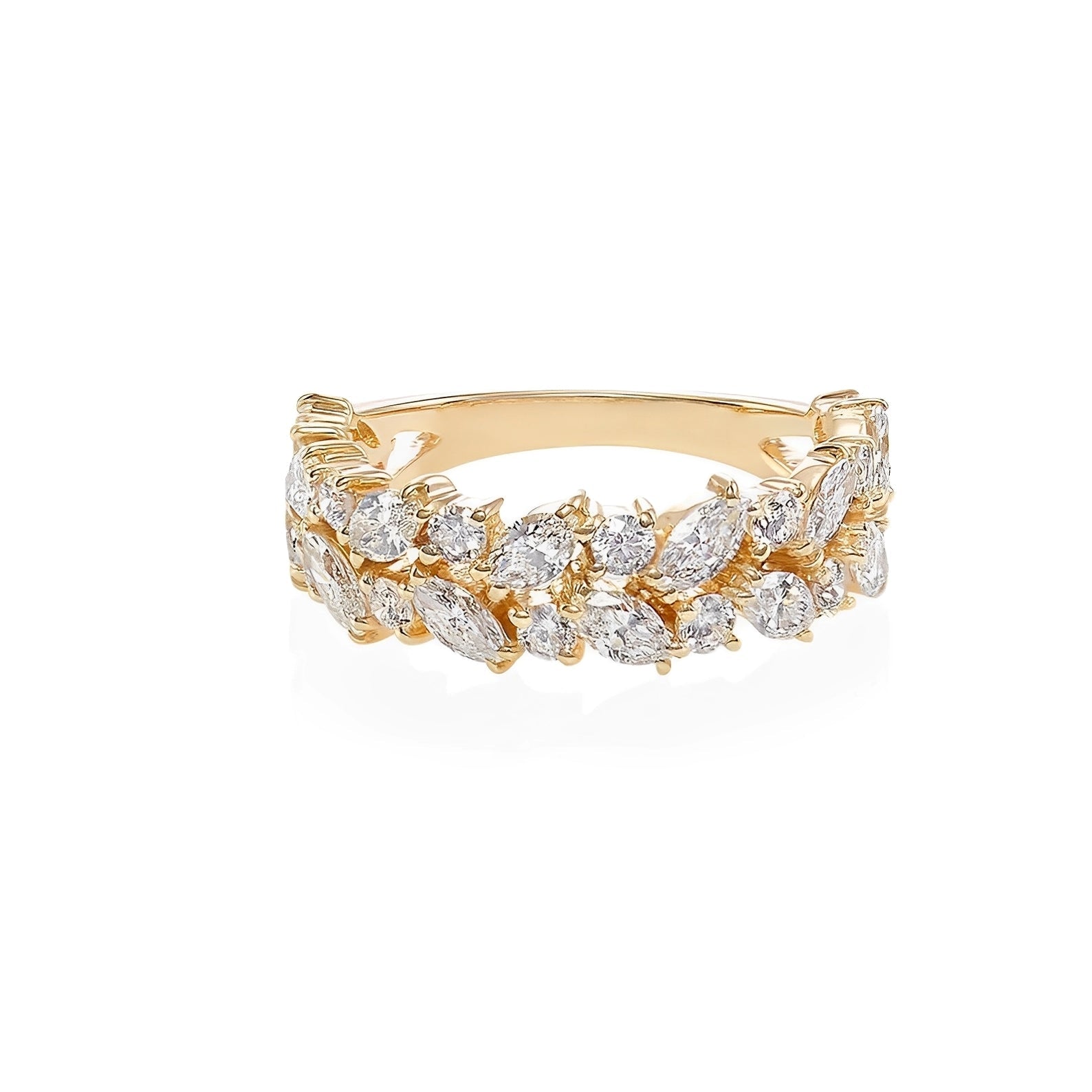 Aeliana – Vintage Goldener Glänzender Ring