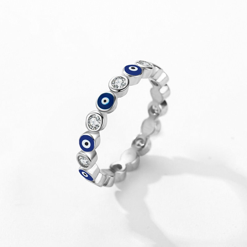 Naia – Ring Schützendes Auge Gold