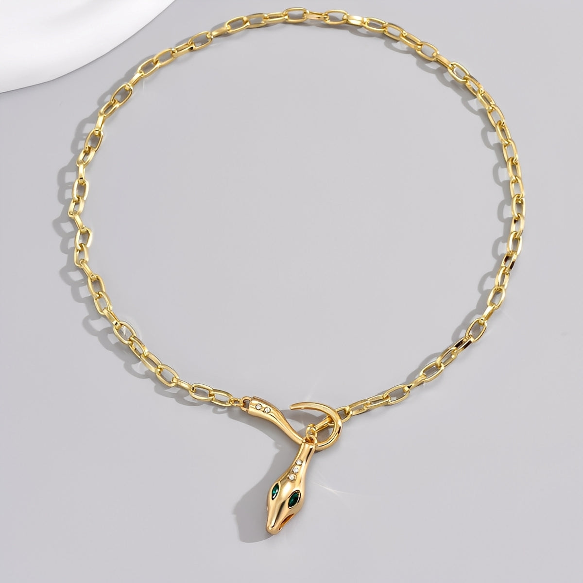 Celia – Halskette Schlange Kette mit Strass