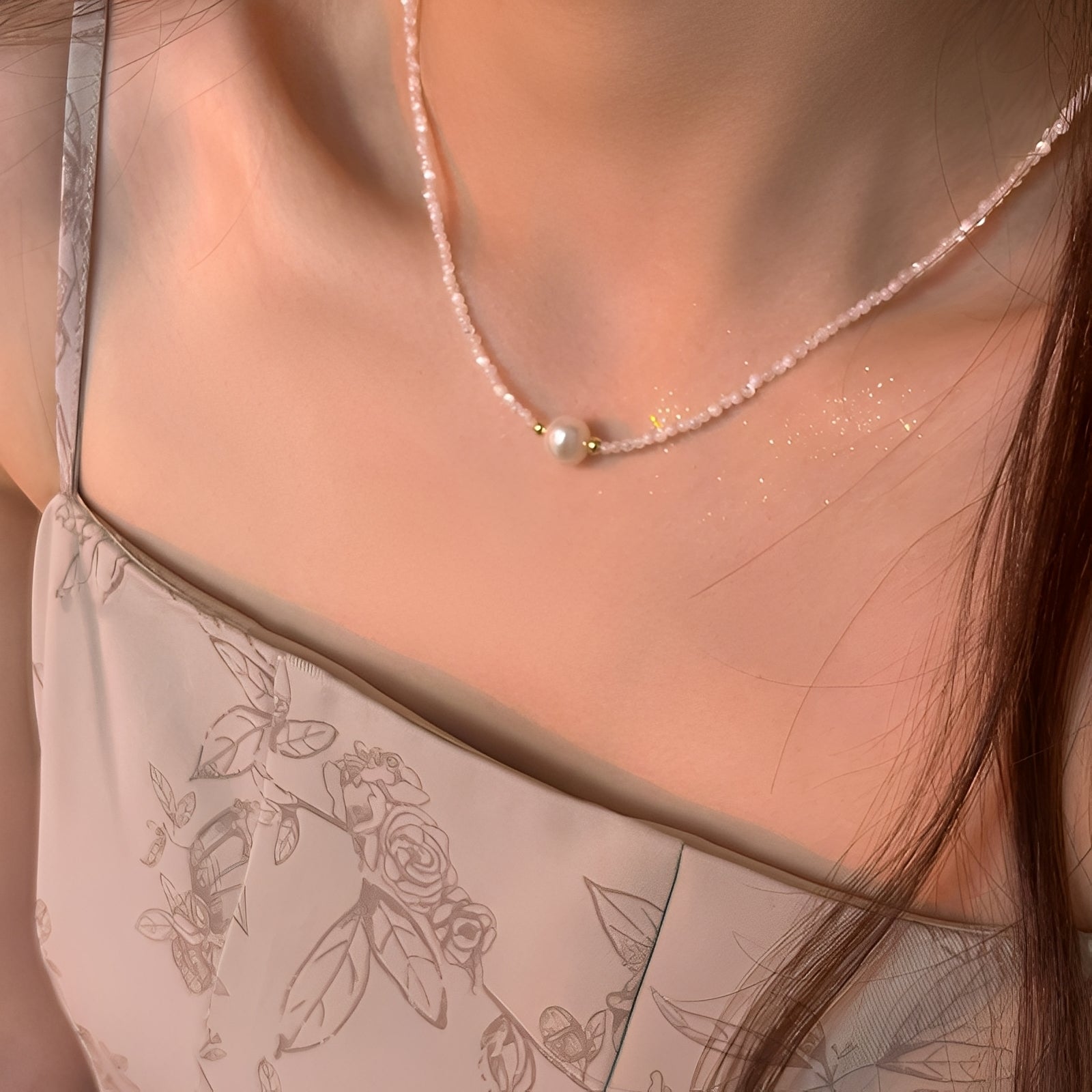 Claire – Elegante Perlenhalskette