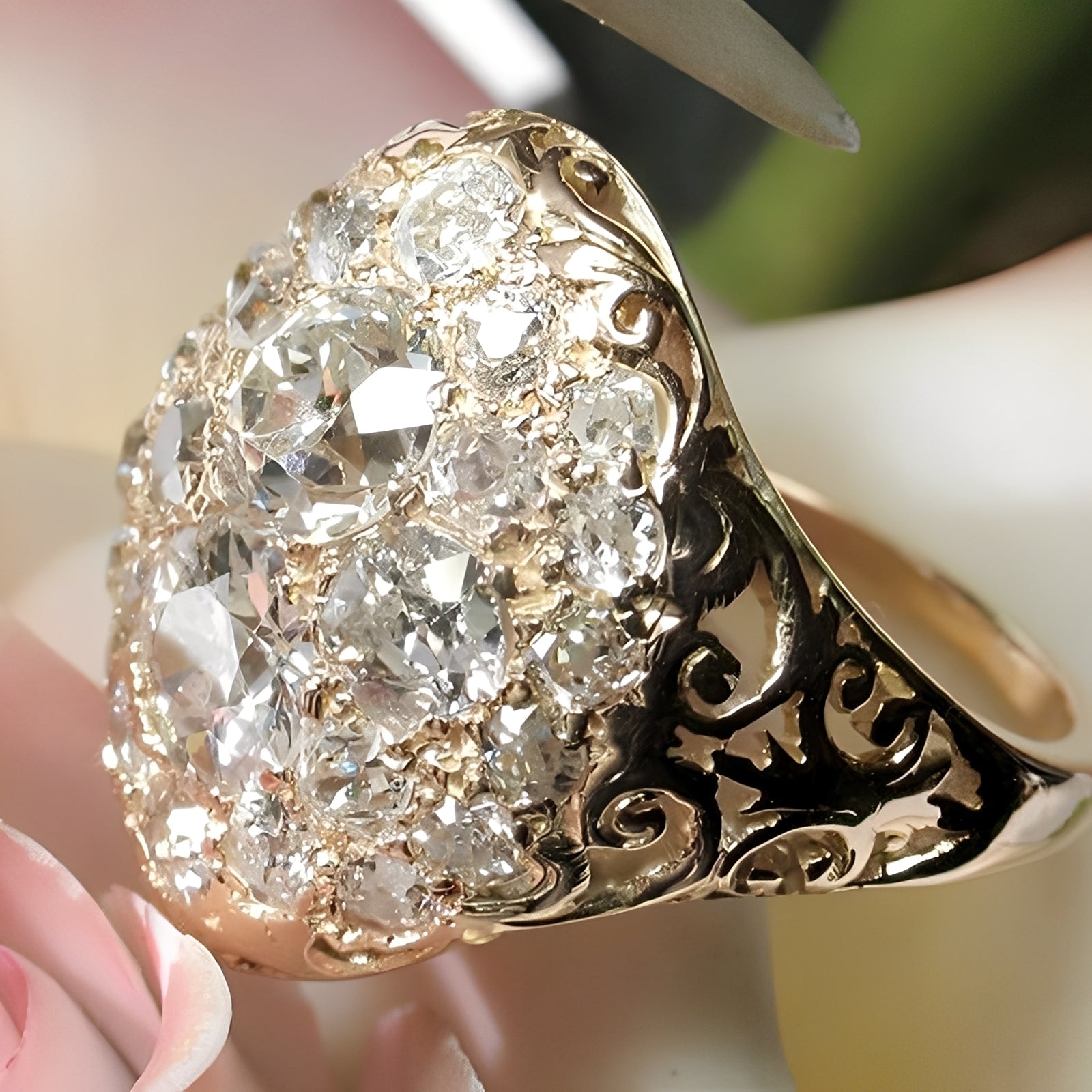 Zendy – Bague in Gold und Diamant Vintage