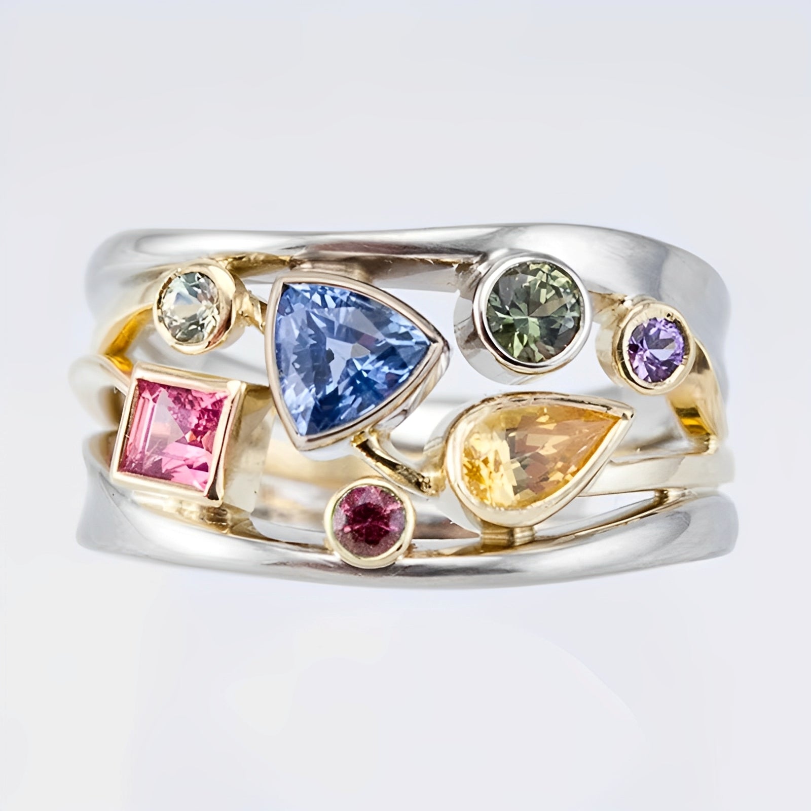 Dalia – Boho-Ring mit Funkelnden Zirkonia