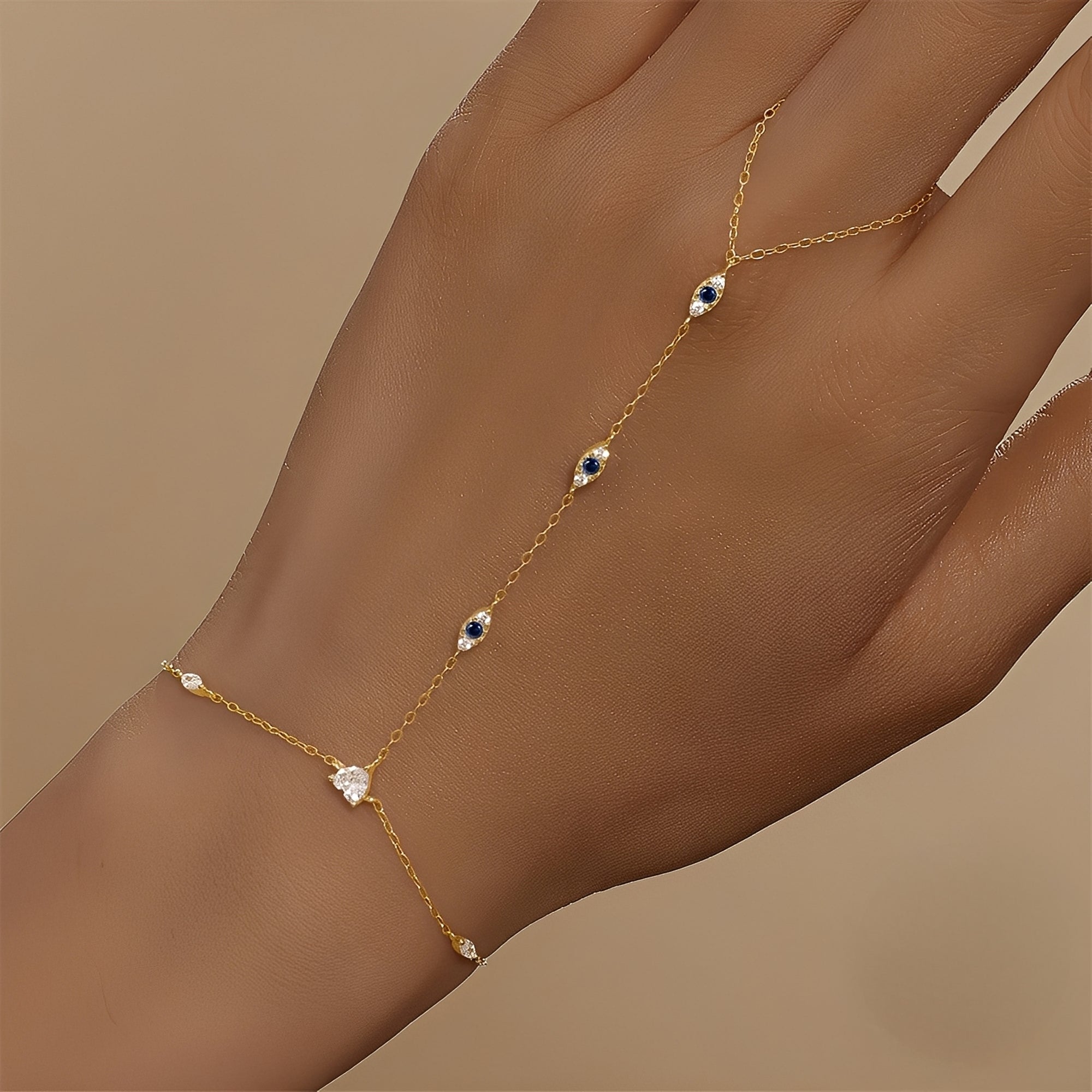 Milley – Doppelketten-Armband aus 925er Silber