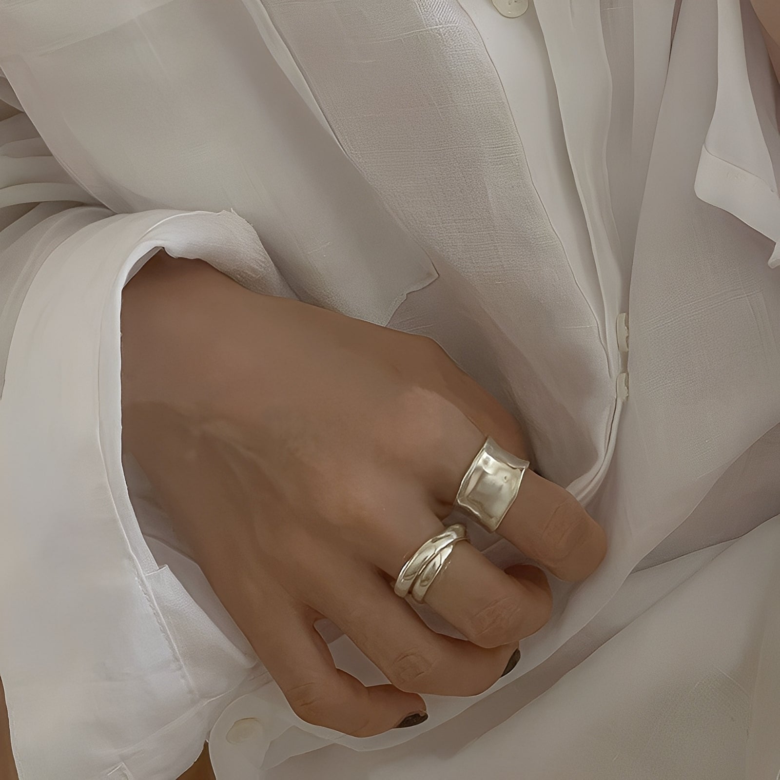 Juliette – Bohème-Ring in Gold und Silber