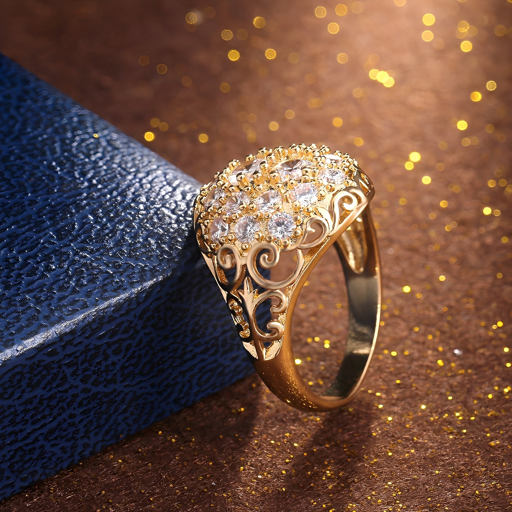 Zendy – Bague in Gold und Diamant Vintage