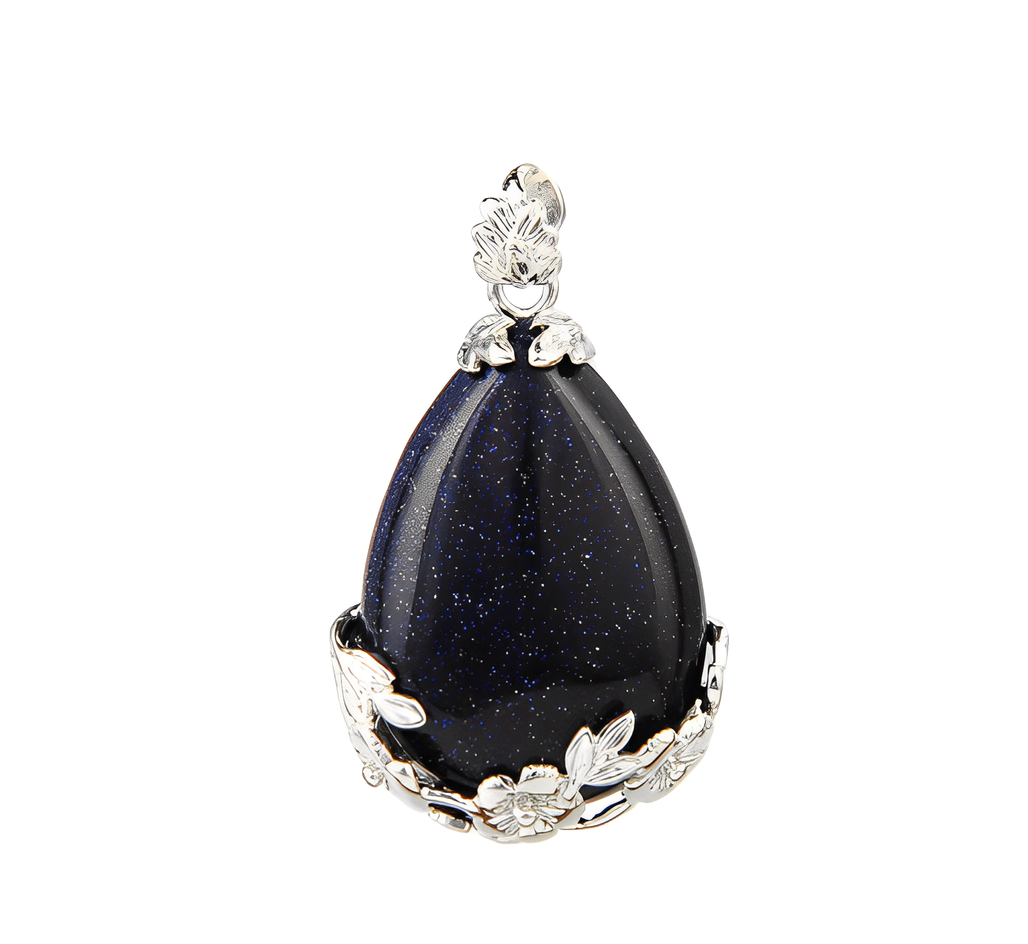 Lysiane – Anhänger Blume Tropfen Kristall