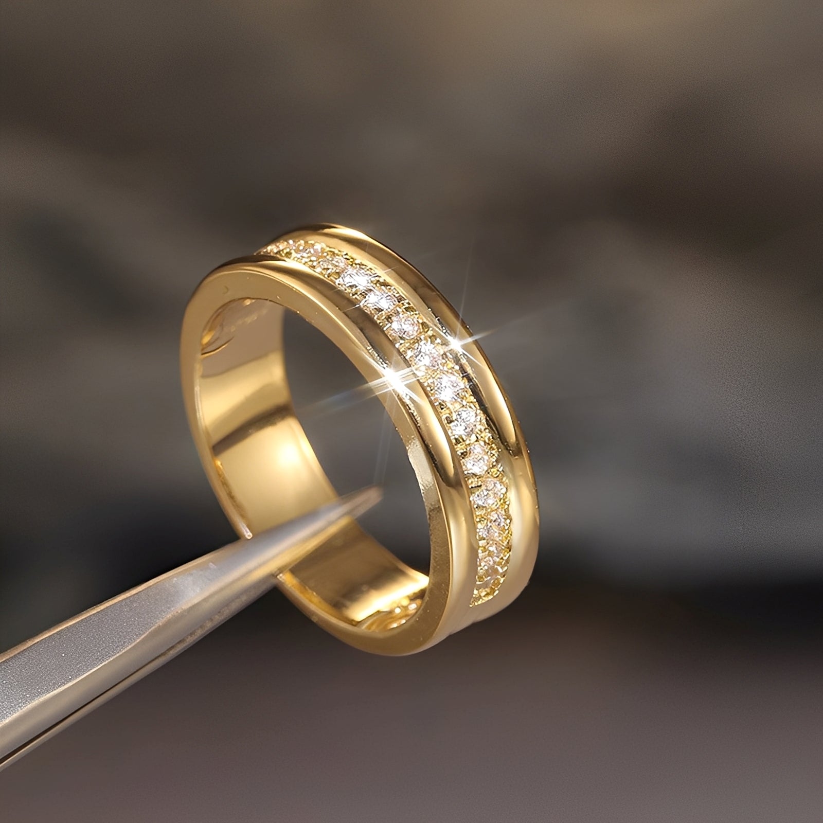 Sarah – Retro-Ring aus Zirkonium