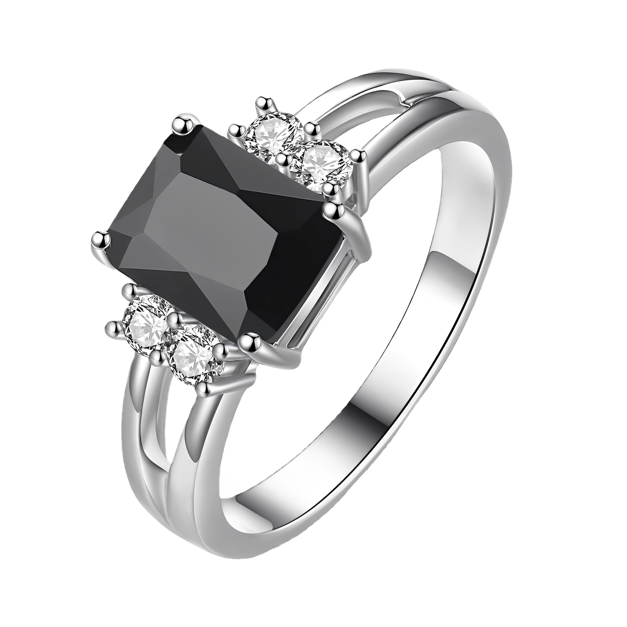 Ravenna – Vintage-Ring mit glänzendem Onyx