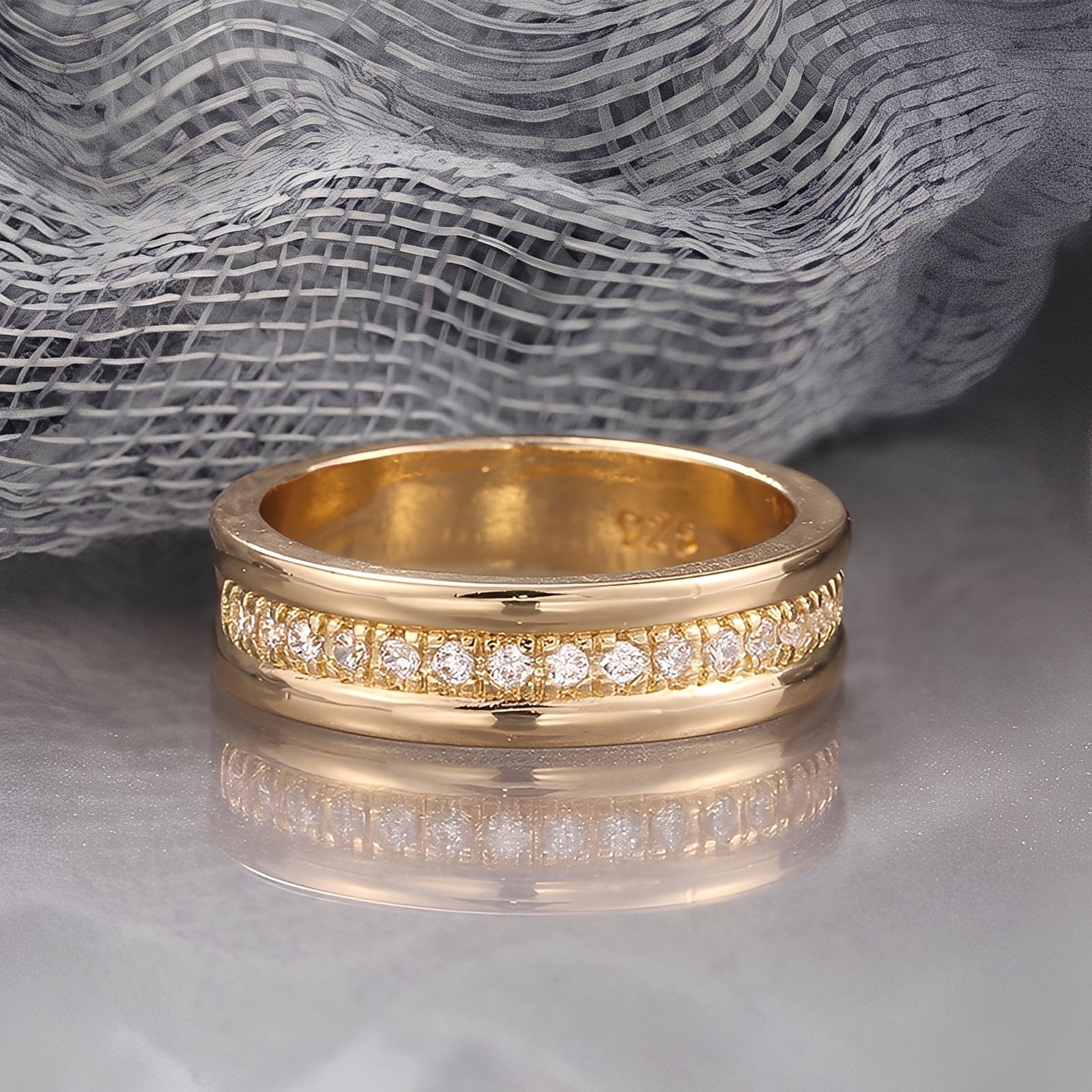 Sarah – Vintage-Ring mit Eingefasstem Zirkonia