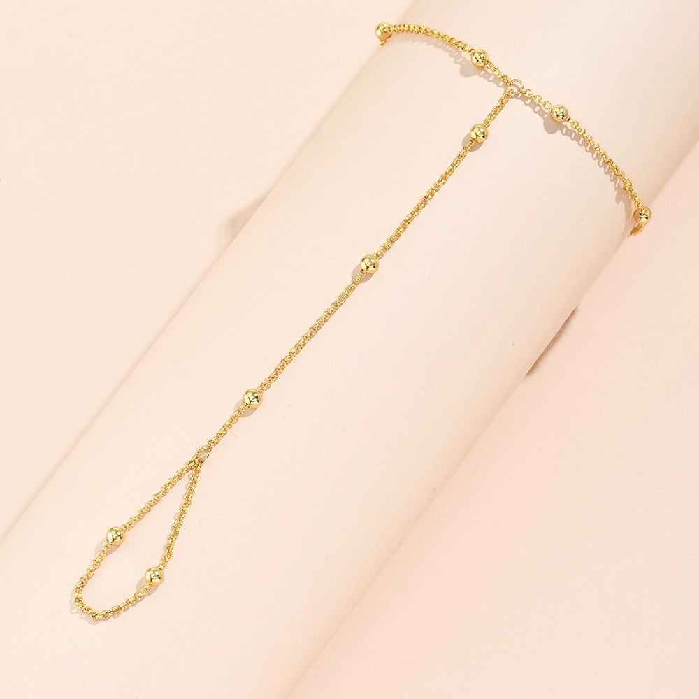 Lisa – Armband Kette Perlen und Handschuhe