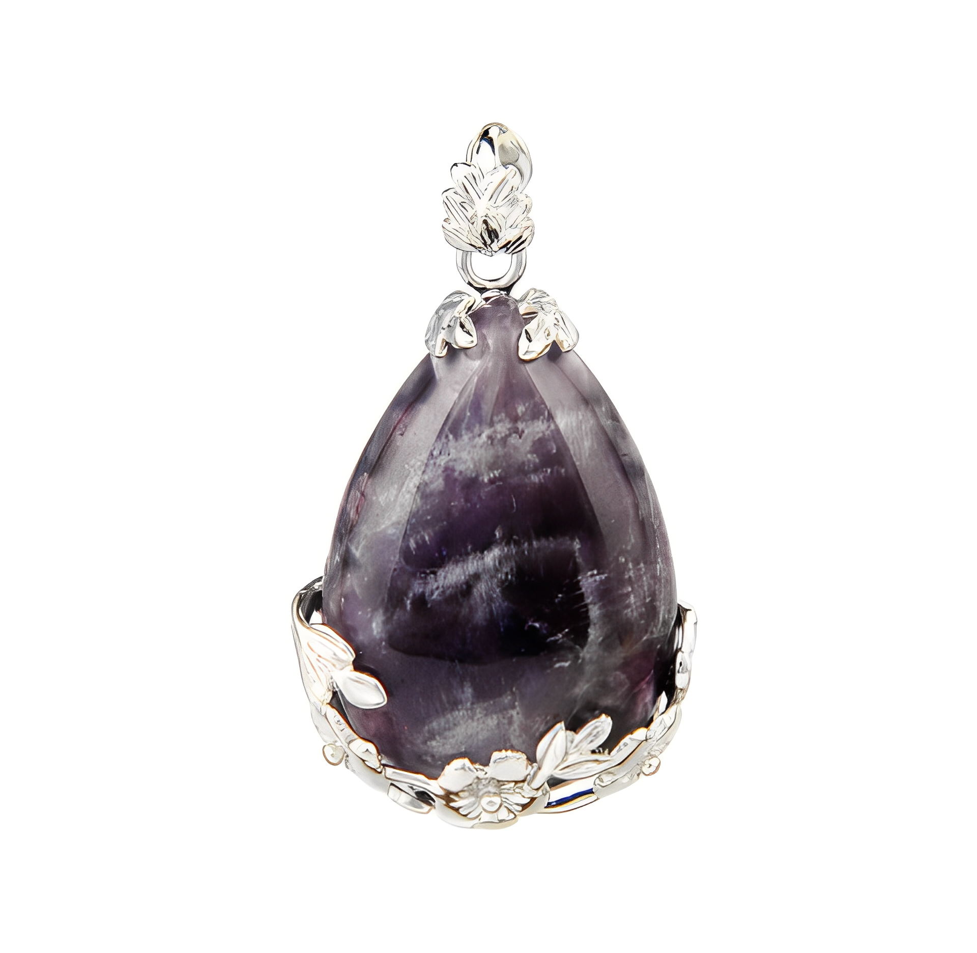 Lysiane – Anhänger Blume Tropfen Kristall