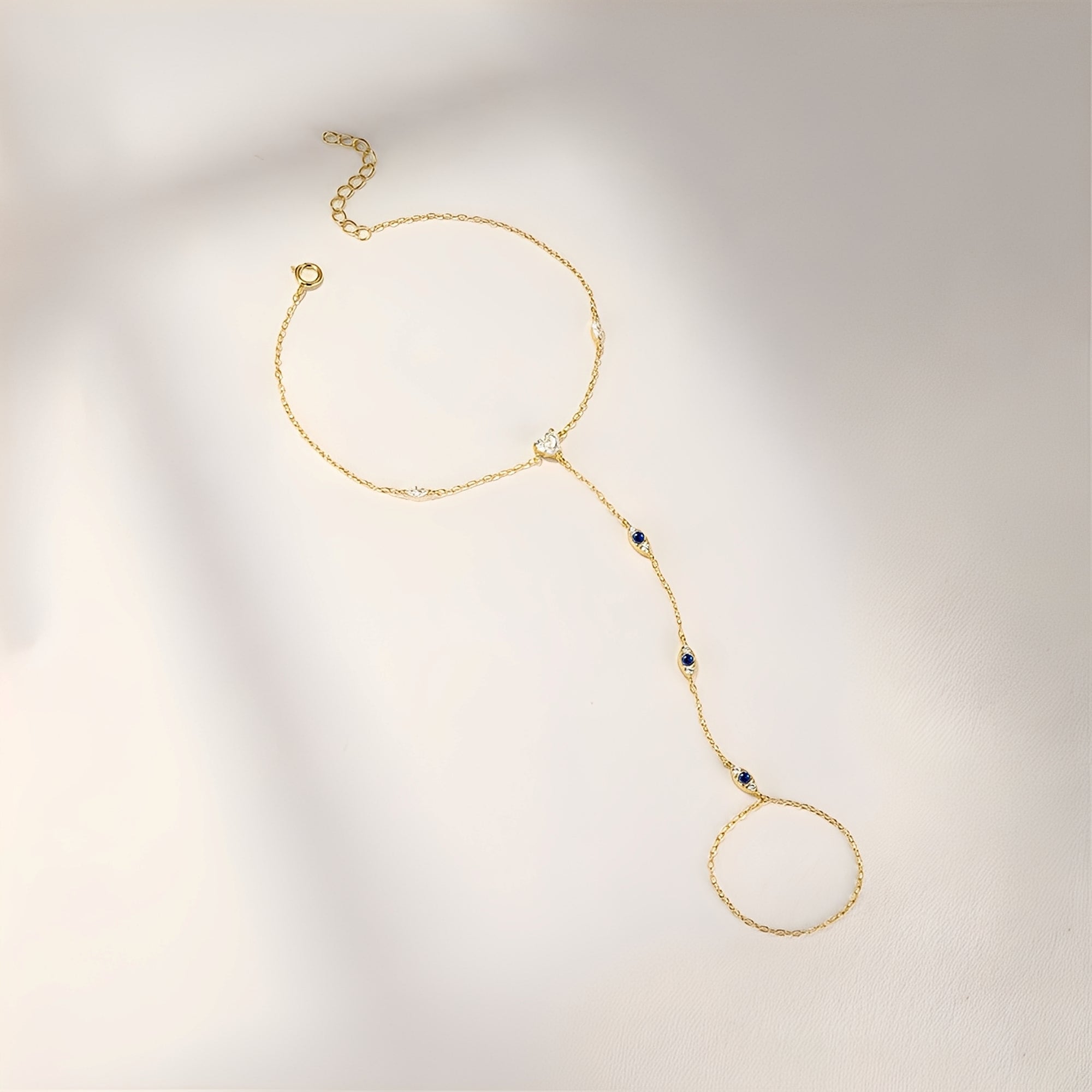 Milley – Doppelketten-Armband aus 925er Silber