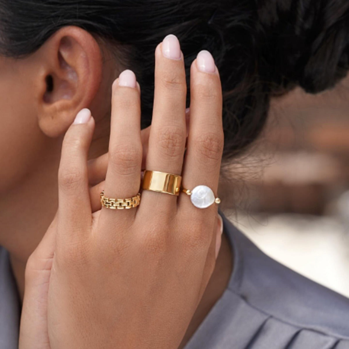 Sabby – Ring Reversible Barockperle