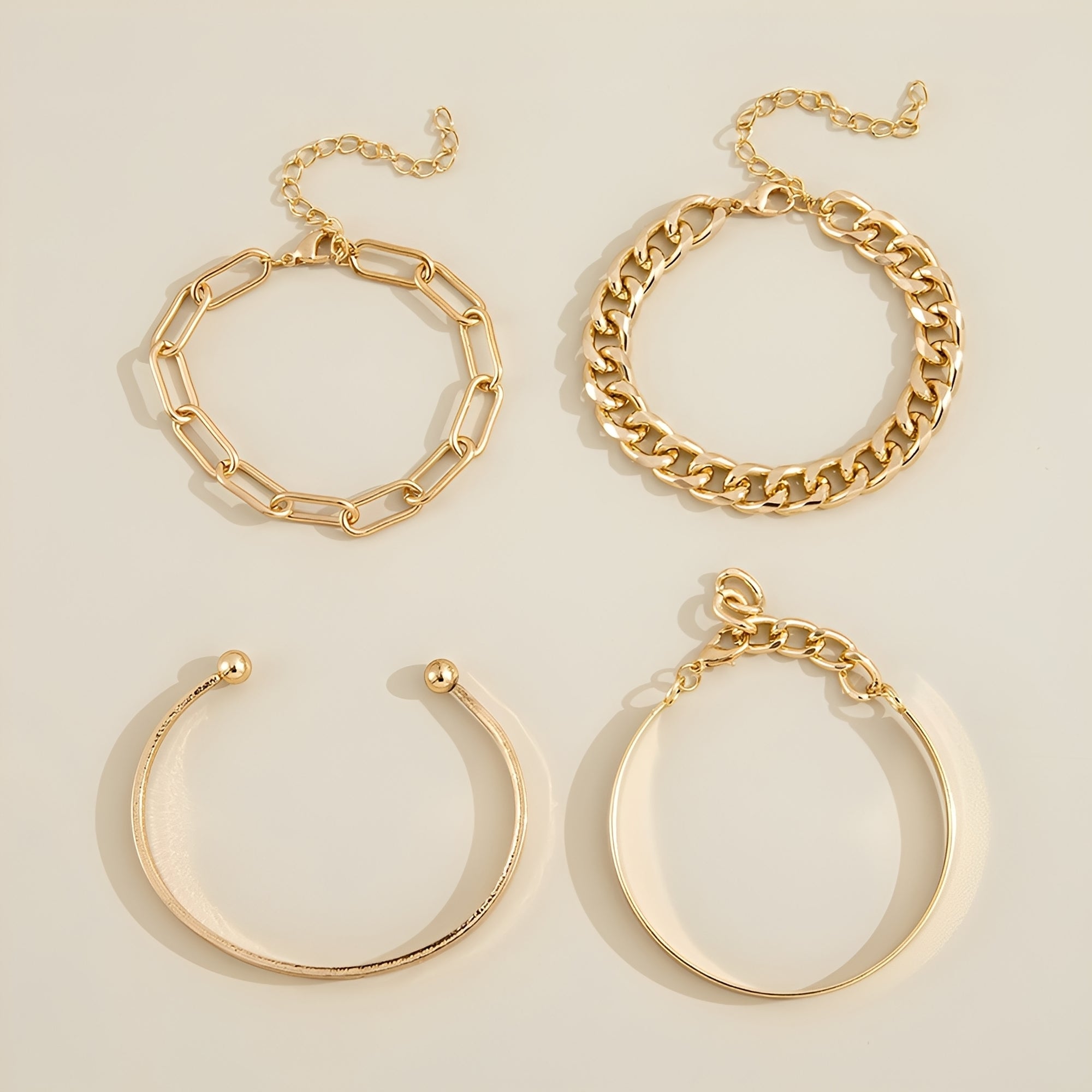 Elari – Set von 4 Eleganten Armbändern für Handgelenk