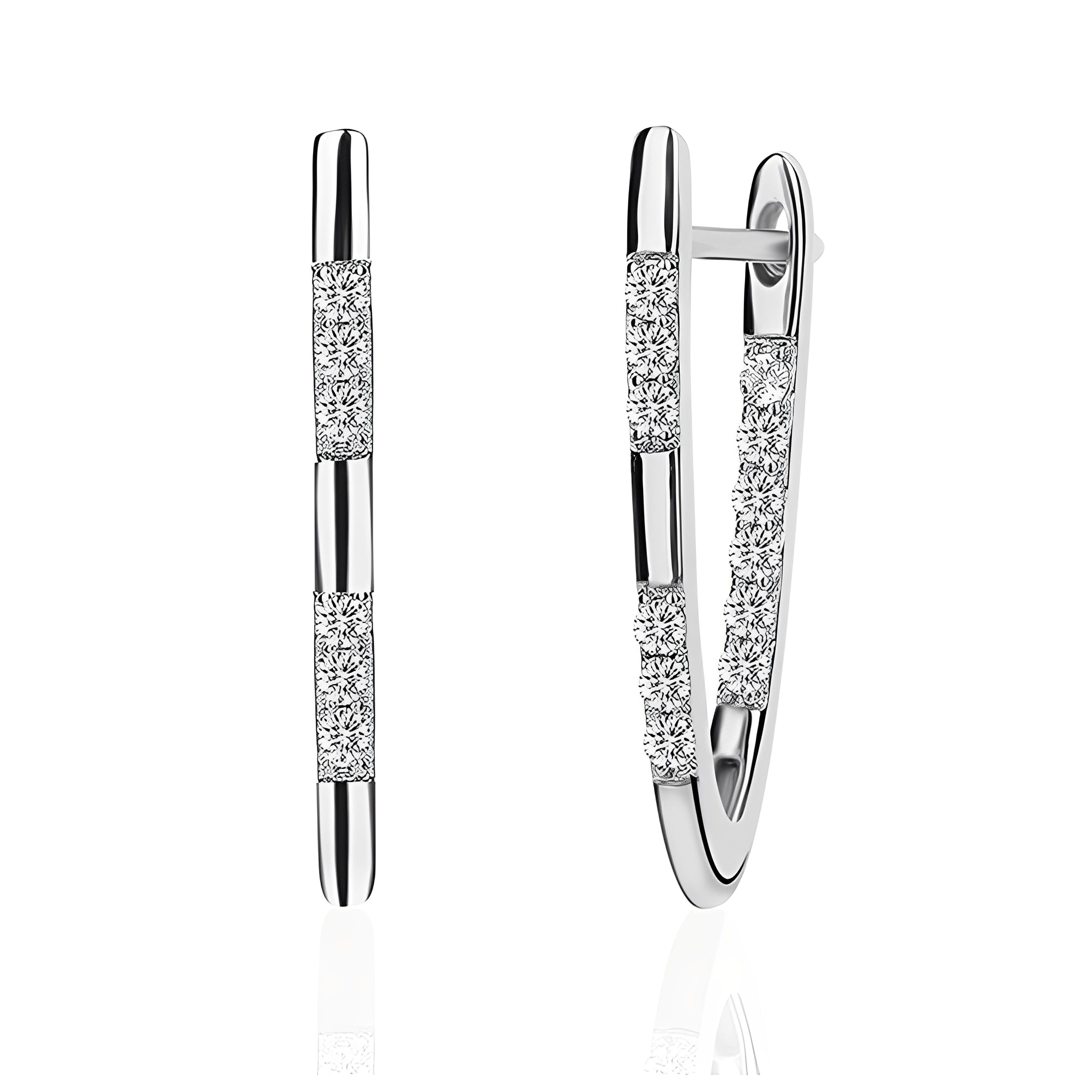 Cleah – Elegante Ohrringe aus vergoldetem Zirkonia