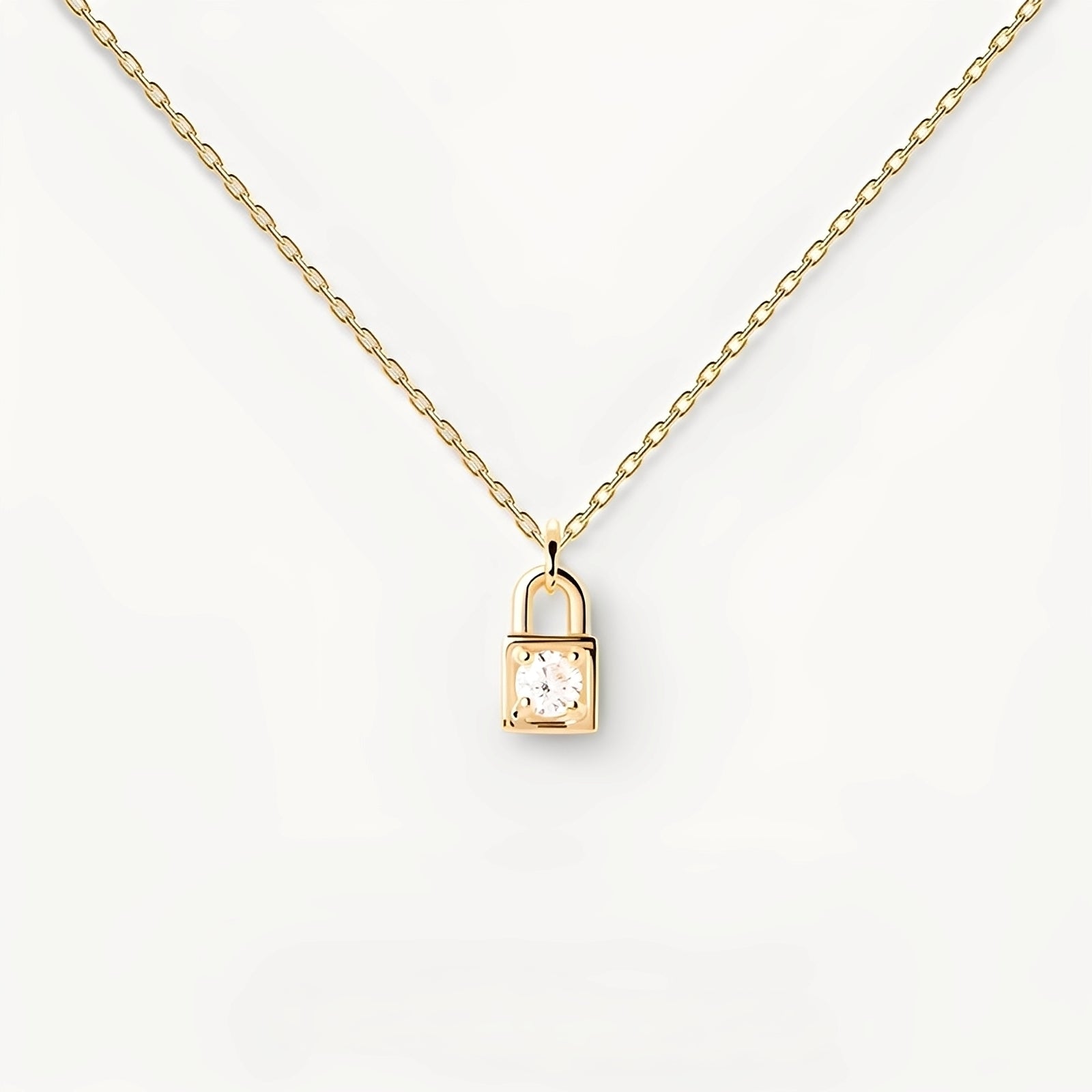 Maelyne – Kette Anhänger Schloss Mini