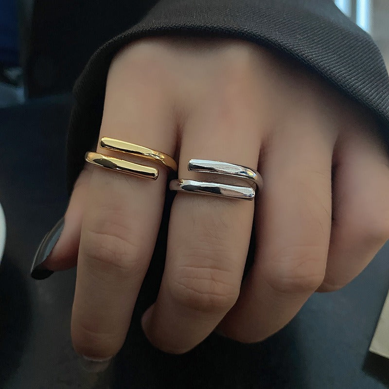 Cecilia – Breiter Glänzender und Unregelmäßiger Ring