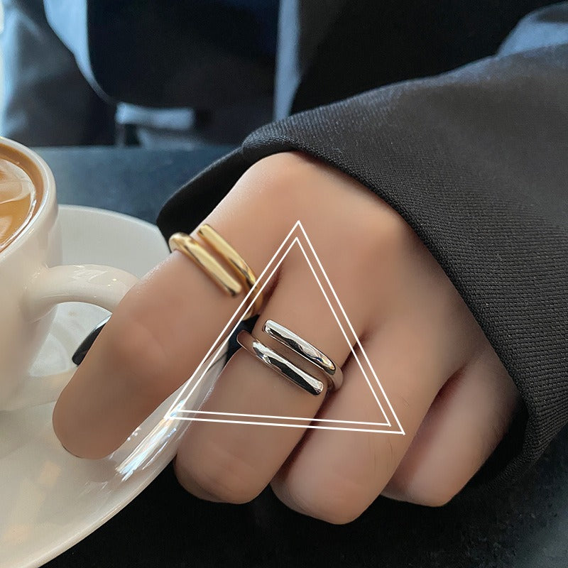 Cecilia – Breiter Glänzender und Unregelmäßiger Ring