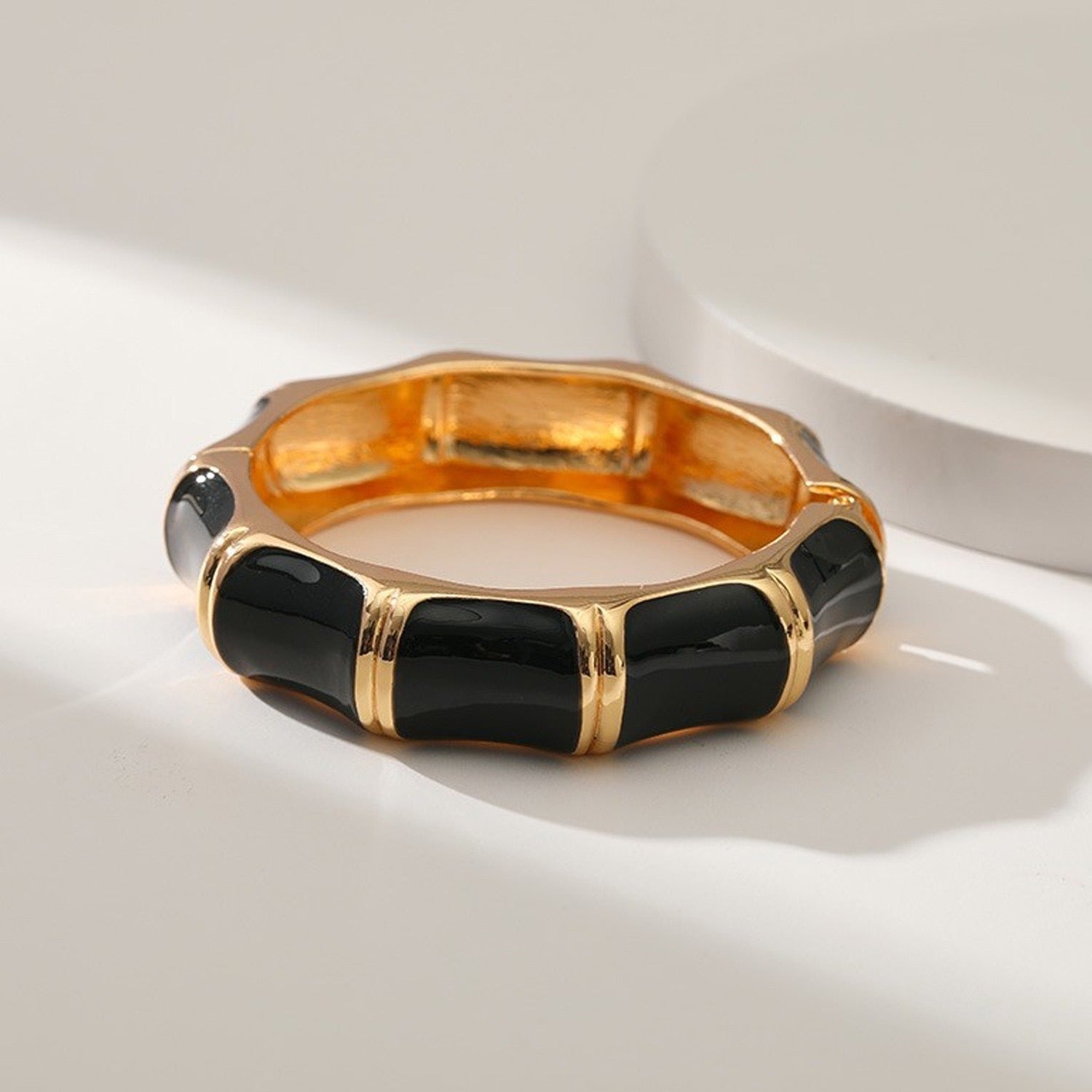 Naomi – Armband Bambus mit Farbblöcken