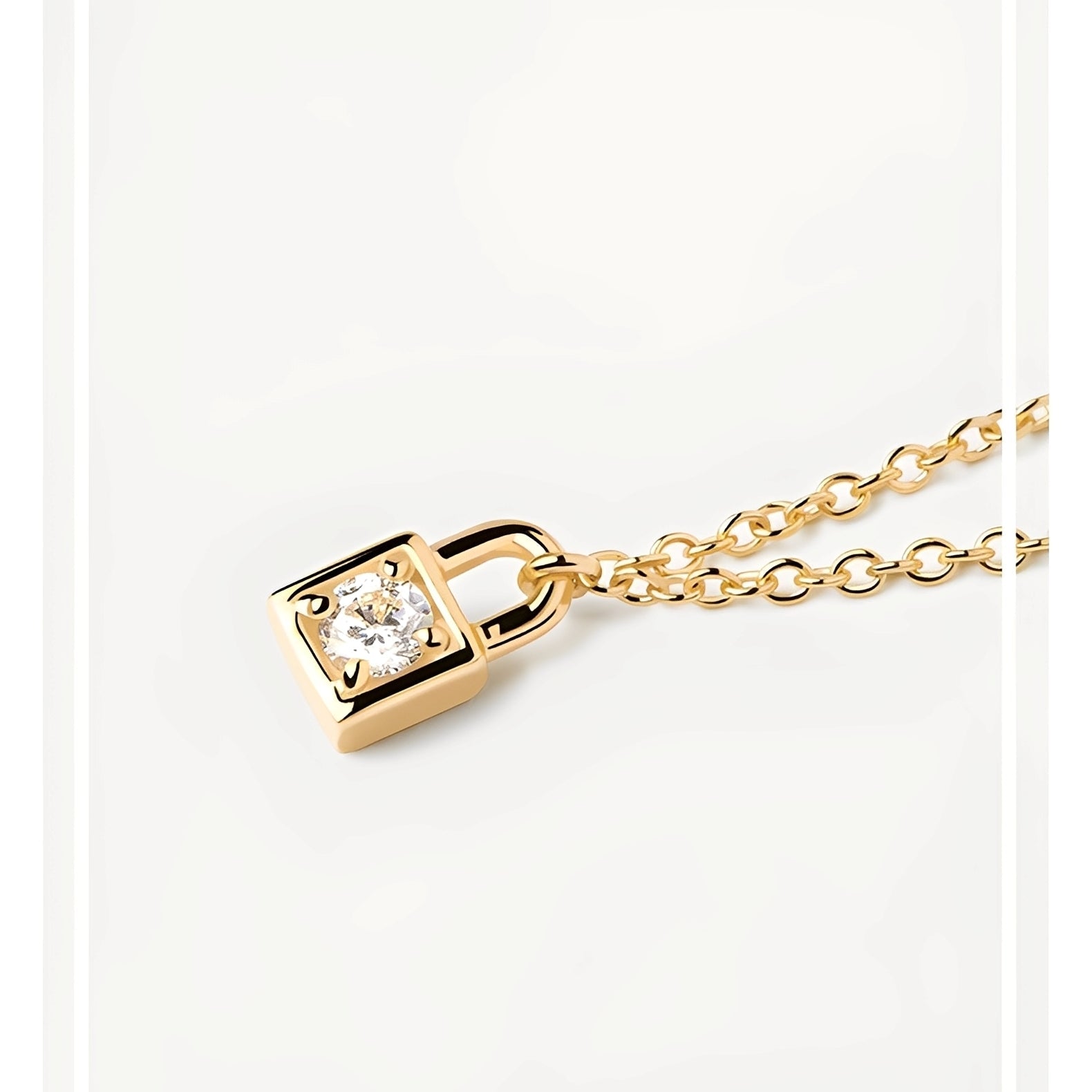 Maelyne – Kette Anhänger Schloss Mini