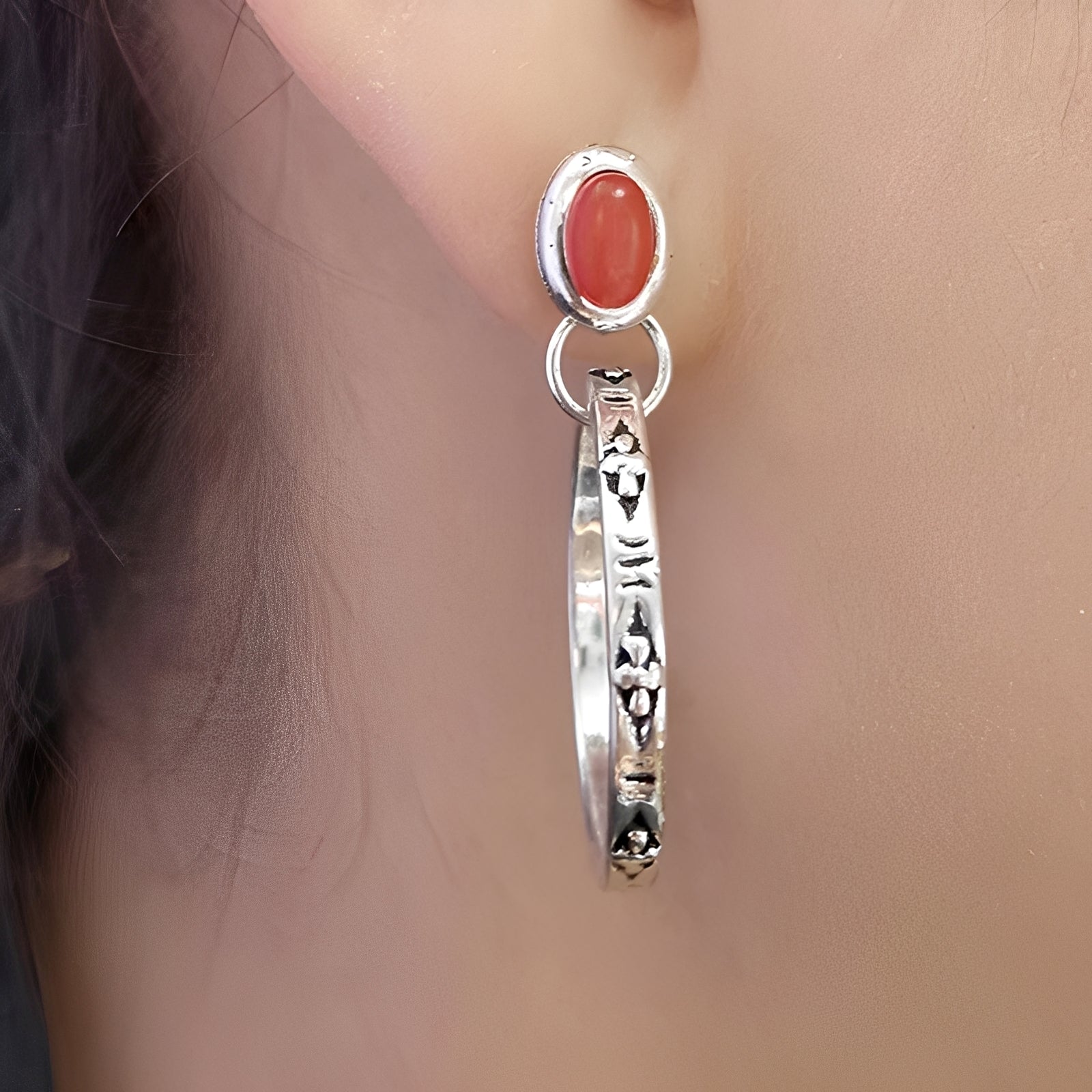 Issa – Ohrringe Boho Vintage mit Onyx